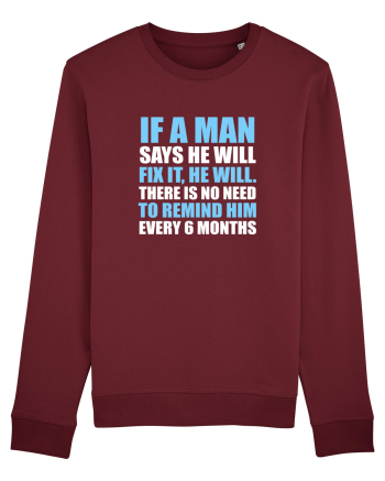 MAN FIX IT Burgundy