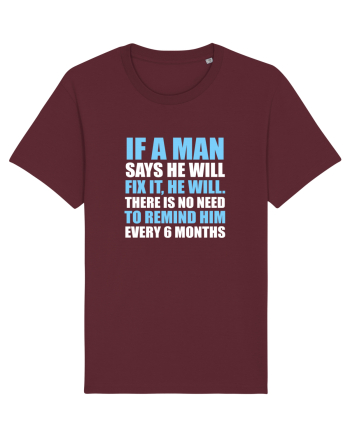 MAN FIX IT Burgundy