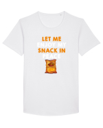 SNACK Tricou mânecă scurtă guler larg Bărbat Skater