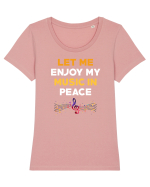 MUSIC Tricou mânecă scurtă guler larg fitted Damă Expresser