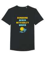 SUMMER Tricou mânecă scurtă guler larg Bărbat Skater