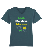 MATH Tricou mânecă scurtă guler V Bărbat Presenter