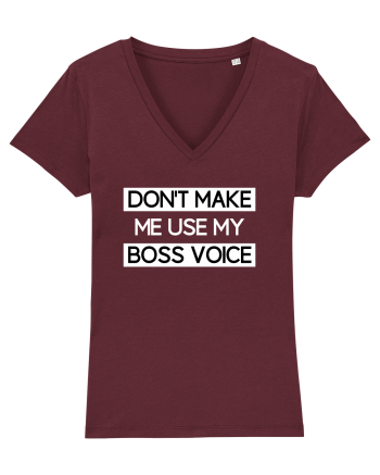 BOSS VOICE Burgundy