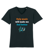 MUSIC Tricou mânecă scurtă guler V Bărbat Presenter