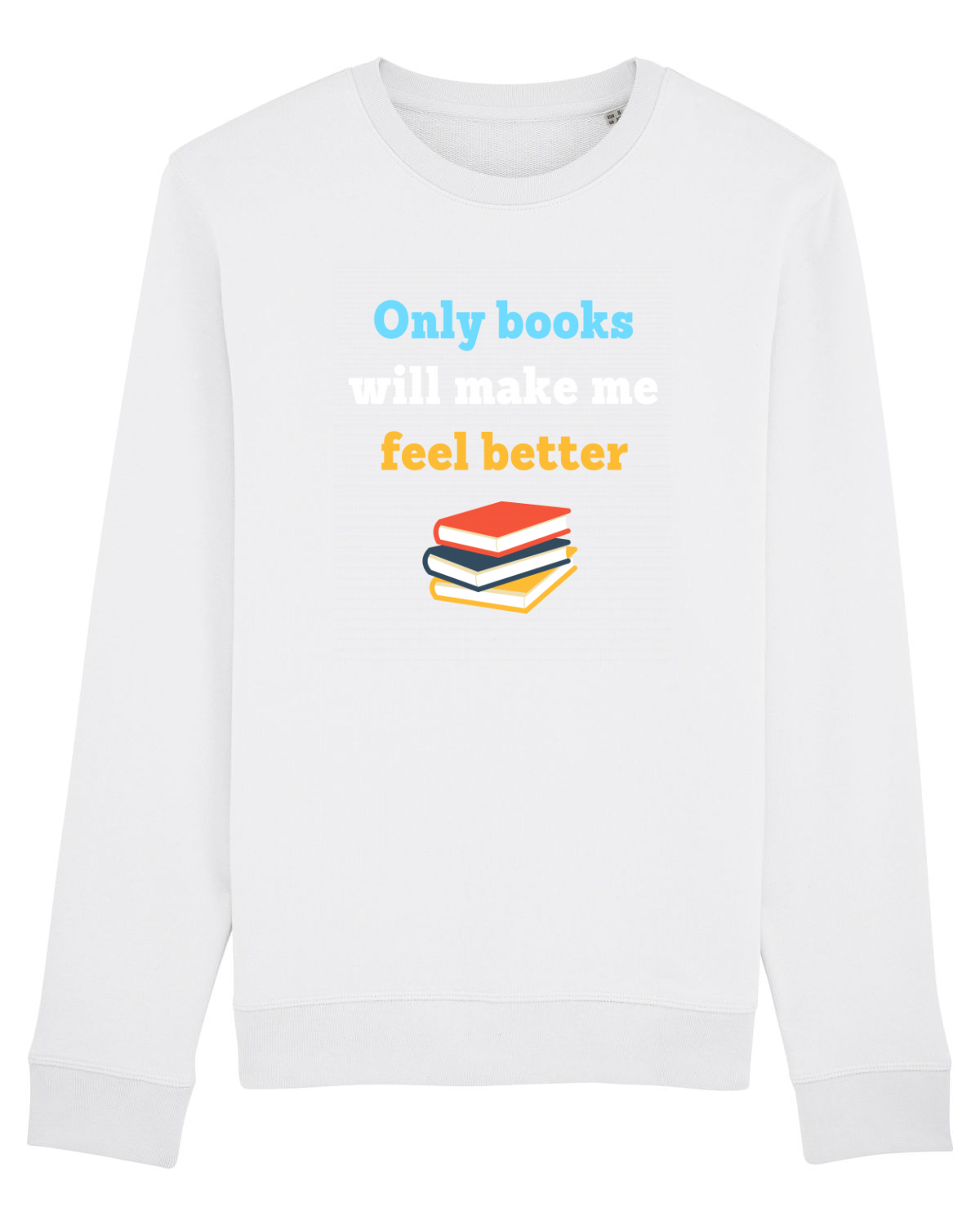 Bluză mânecă lungă Unisex Rise White