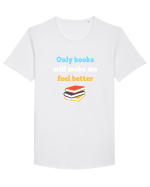 BOOKS Tricou mânecă scurtă guler larg Bărbat Skater