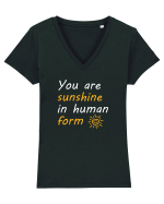 SUNSHINE Tricou mânecă scurtă guler V Damă Evoker