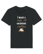 COFFEE Tricou mânecă scurtă Unisex Rocker