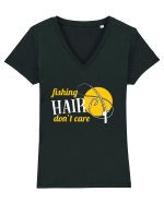 FISHING Tricou mânecă scurtă guler V Damă Evoker