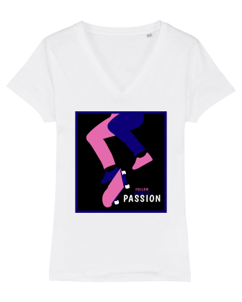 Skateboard Passion White