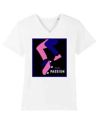Skateboard Passion White
