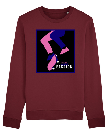 Skateboard Passion Burgundy