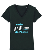 SWIMMING Tricou mânecă scurtă guler V Damă Evoker