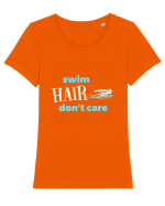SWIMMING Tricou mânecă scurtă guler larg fitted Damă Expresser