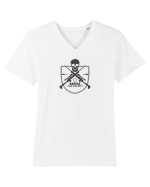 Sniper Team Tricou mânecă scurtă guler V Bărbat Presenter
