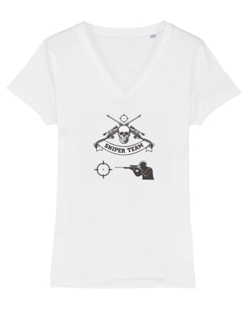 Airsoft Sniper Team White