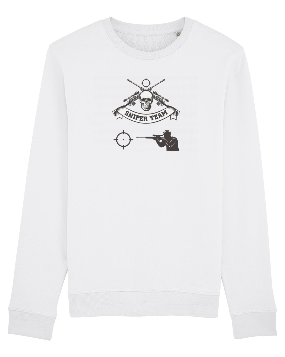 Bluză mânecă lungă Unisex Rise White