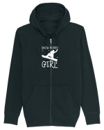 Snowboard Girl Hanorac cu fermoar Unisex Connector