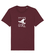 Snowboard Girl Tricou mânecă scurtă Unisex Rocker