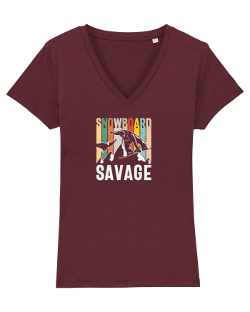 Snowboard Savage Burgundy