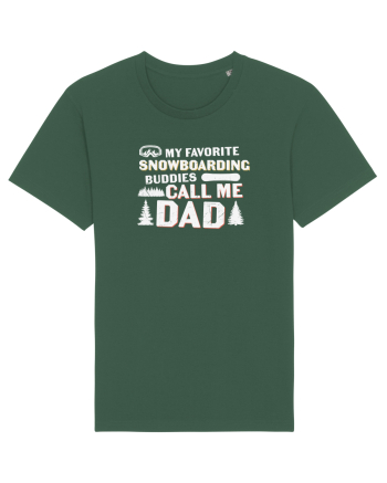 My Favorite Snowboard Buddies Call Me Dad Bottle Green