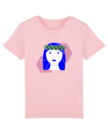 Blue Girl Cotton Pink