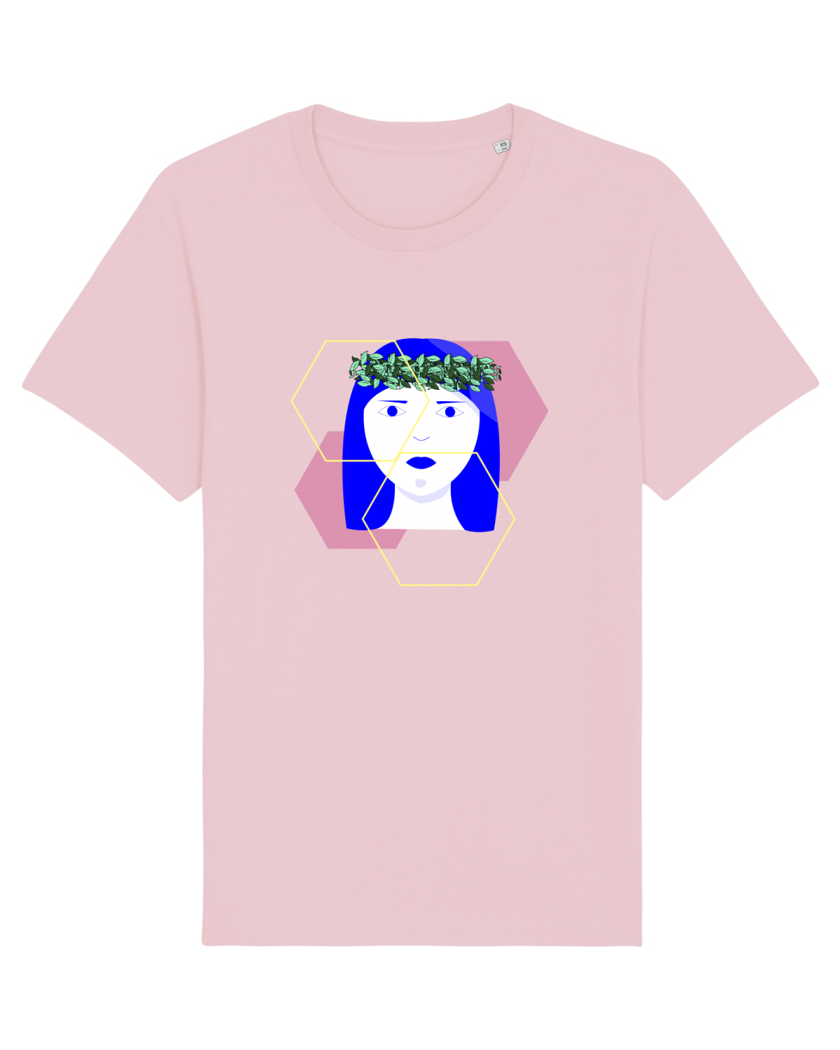 Tricou mânecă scurtă Unisex Rocker Cotton Pink