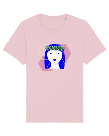 Blue Girl Cotton Pink