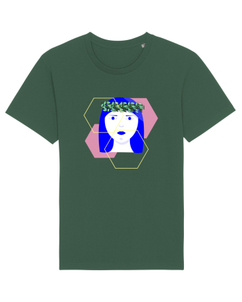 Blue Girl Bottle Green
