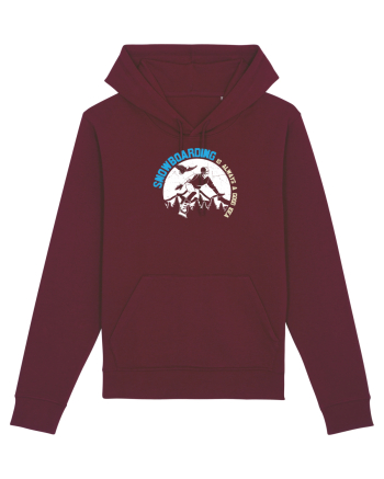 Snowboarding Is Always A Good Idea Burgundy