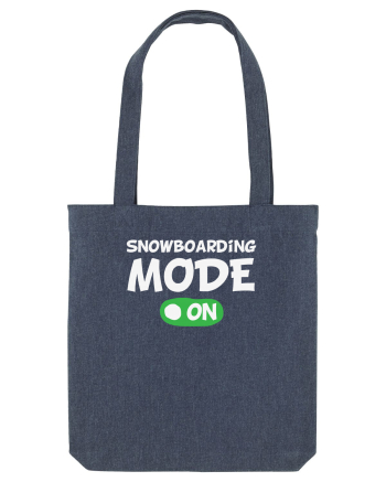 Snowboarding Mode On Midnight Blue