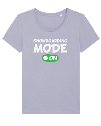 Snowboarding Mode On Lavender