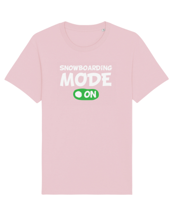 Snowboarding Mode On Cotton Pink