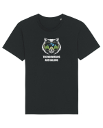The Meawtains Are Calling Tricou mânecă scurtă Unisex Rocker