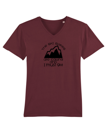 The Ski Slopes Are Calling And I Must Go! Burgundy