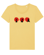 Warrior Tricou mânecă scurtă guler larg fitted Damă Expresser