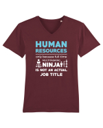 HUMAN RESOURCES Tricou mânecă scurtă guler V Bărbat Presenter