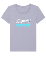 DOCTOR Tricou mânecă scurtă guler larg fitted Damă Expresser