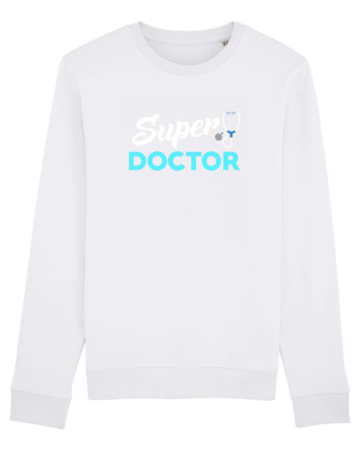 Bluză mânecă lungă Unisex Rise White