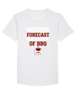 BARBEQUE Tricou mânecă scurtă guler larg Bărbat Skater