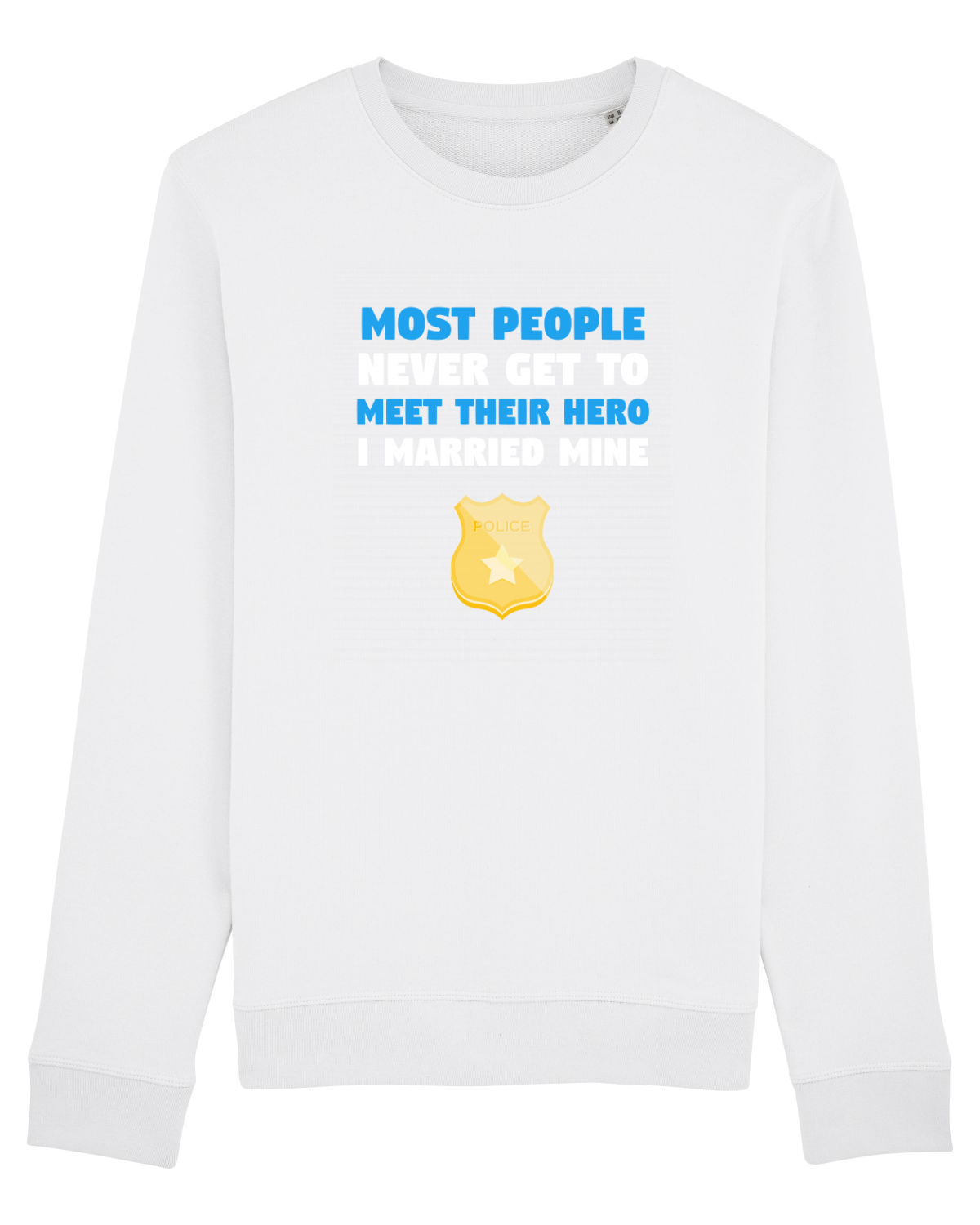 Bluză mânecă lungă Unisex Rise White