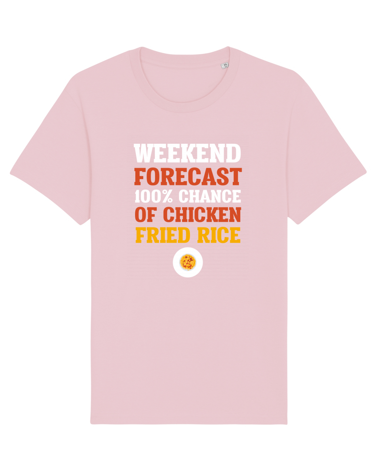 Tricou mânecă scurtă Unisex Rocker Cotton Pink