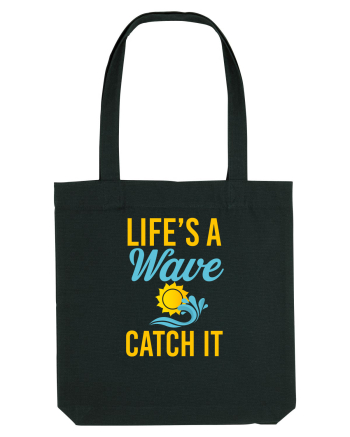 LIFE IS A WAVE Black