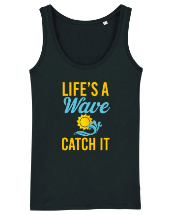 LIFE IS A WAVE Black
