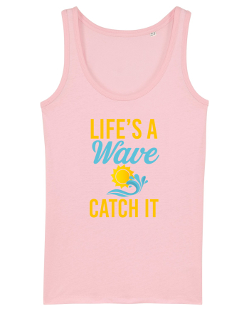 LIFE IS A WAVE Cotton Pink