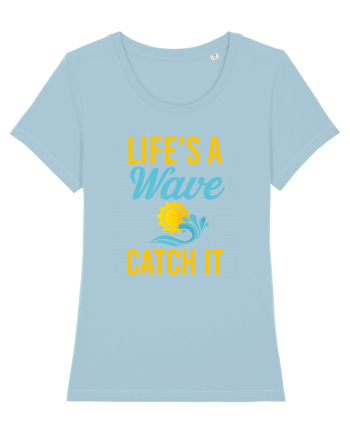 LIFE IS A WAVE Sky Blue