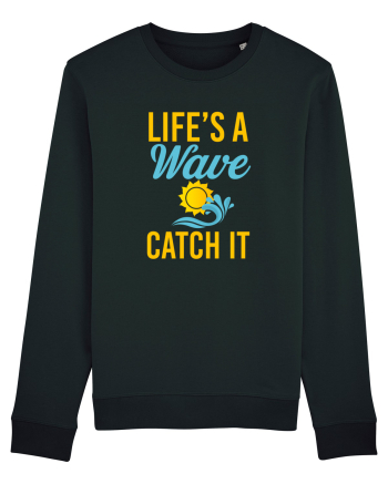 LIFE IS A WAVE Black