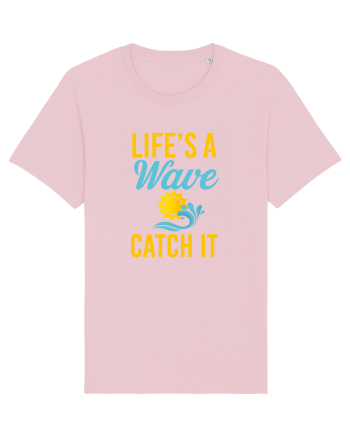 LIFE IS A WAVE Cotton Pink