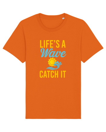 LIFE IS A WAVE Bright Orange