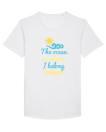 OCEAN Tricou mânecă scurtă guler larg Bărbat Skater